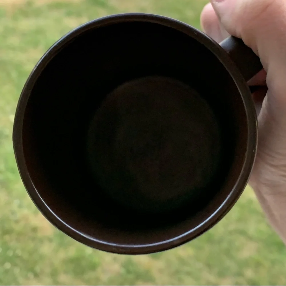 Vintage Brown Floral Mug / Coffee Tea Cup